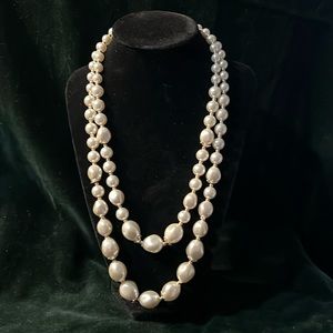 Japanese faux pearls